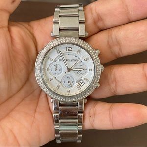 Silver MK women’s watch